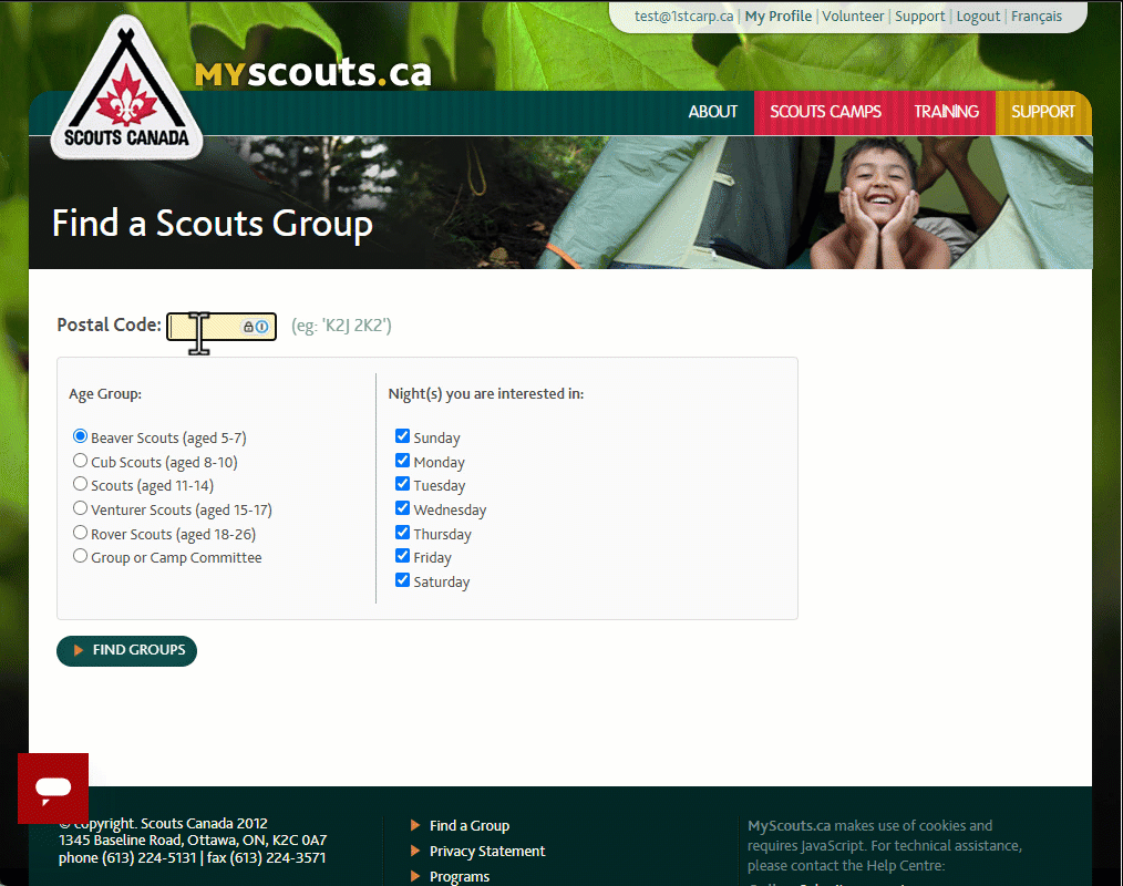 MyScouts - Find - Cub Pack