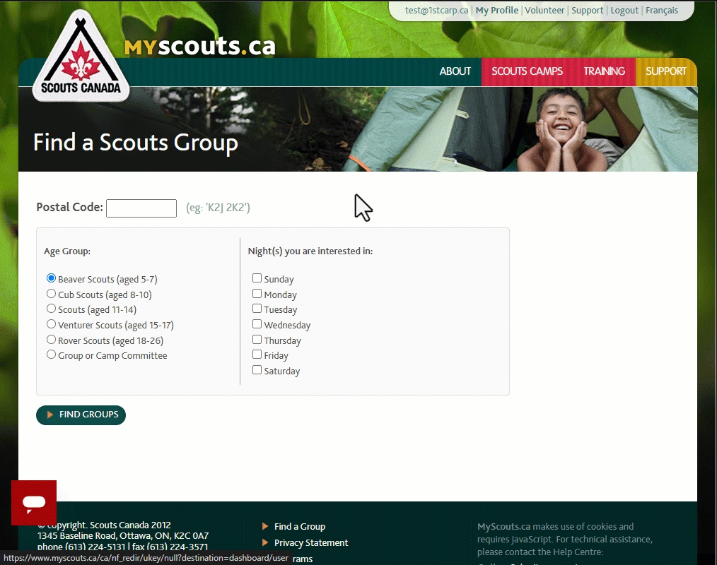 MyScouts - Find - Maple Colony